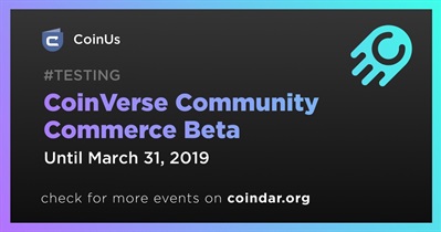 CoinVerse Community Commerce Beta