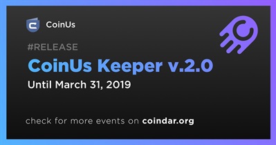 CoinUs Keeper v.2.0