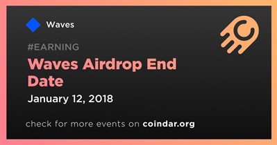 Waves Airdrop Ngày kết thúc