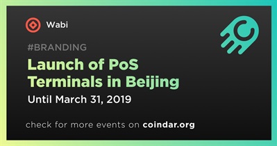 Launch of PoS Terminals in Beijing