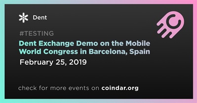 Dent Exchange Demo sa Mobile World Congress sa Barcelona, Spain