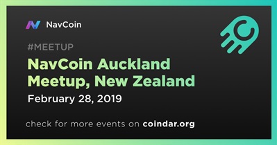 Hội nghị NavCoin Auckland, New Zealand