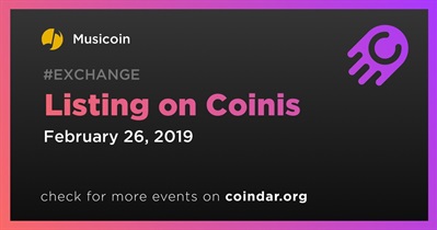 Listing on Coinis