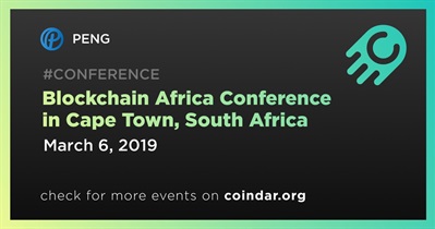 Blockchain Africa Conference sa Cape Town, South Africa
