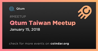 Qtum Taiwan Meetup