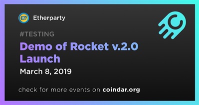Demostración del lanzamiento de Rocket v.2.0