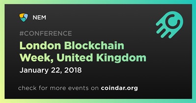 Semana Blockchain de Londres, Reino Unido