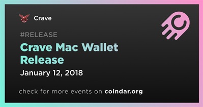 Lanzamiento de Crave Mac Wallet