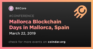 Mallorca, İspanya&#39;da Mallorca Blockchain Günleri