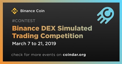 Binance DEX Competencia comercial simulada