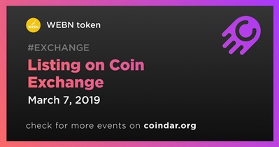 Listing on Coin Exchange