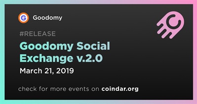 Goodomy Social Exchange v.2.0
