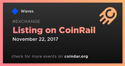 CoinRail에 상장