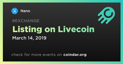 Listing on Livecoin