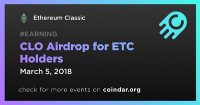 CLO Airdrop for ETC Holders