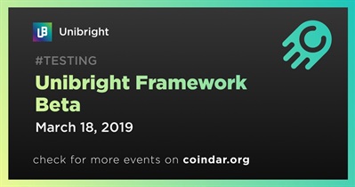 Unibright Framework Beta