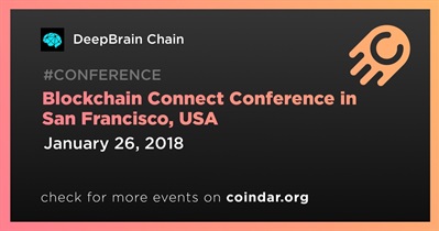 सैन फ्रांसिस्को, यूएसए में ब्लॉकचेन कनेक्ट सम्मेलन