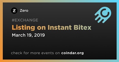 Lên danh sách tại Instant Bitex