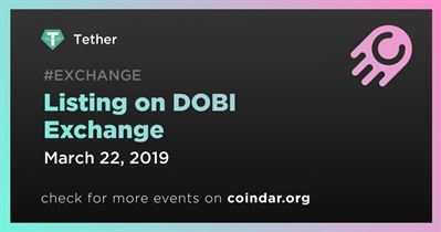DOBI Exchange पर लिस्टिंग