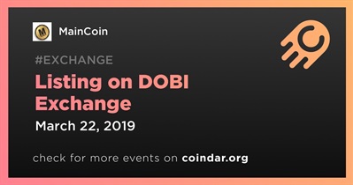 Listing on DOBI Exchange