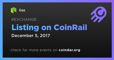 Listing on CoinRail