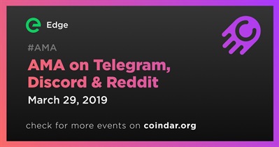 Telegram, Discord & Reddit'deki AMA etkinliği