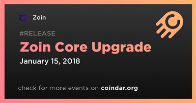 Pag-upgrade ng Zoin Core