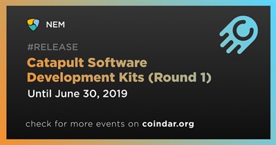 Kits de desenvolvimento de software Catapult (rodada 1)