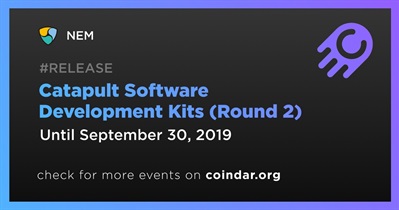Kits de desenvolvimento de software Catapult (Rodada 2)