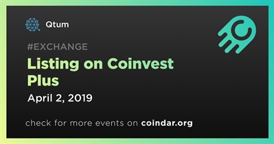 Listing on Coinvest Plus