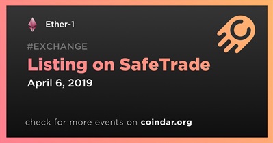 Listing on SafeTrade