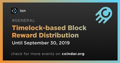 Distribuição de recompensa de bloco baseada em Timelock