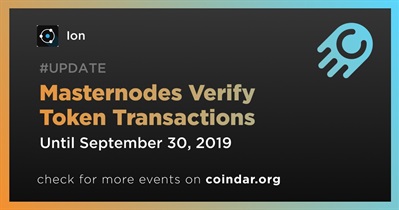 Masternodes verifica transacciones de tokens