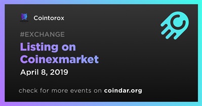 Listing on Coinexmarket