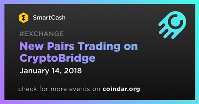 New Pairs Trading on CryptoBridge