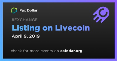 Livecoin पर लिस्टिंग