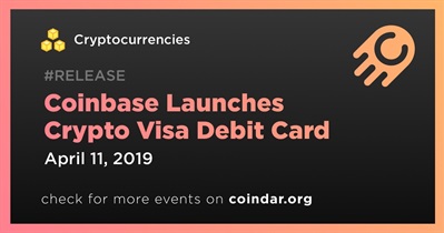 Coinbase ra mắt thẻ ghi nợ Visa tiền điện tử