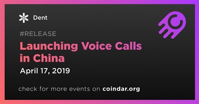 Lançamento de chamadas de voz na China