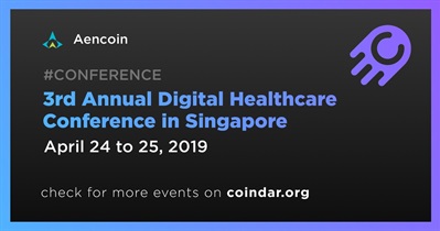 3ª Conferência Anual de Saúde Digital em Cingapura