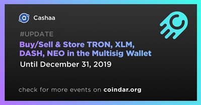 Buy/Sell & Store TRON, XLM, DASH, NEO in the Multisig Wallet