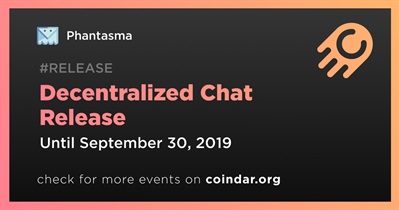 Decentralized Chat Release