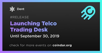 Lançamento do Telco Trading Desk