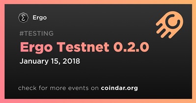 Ergo Testnet 0.2.0