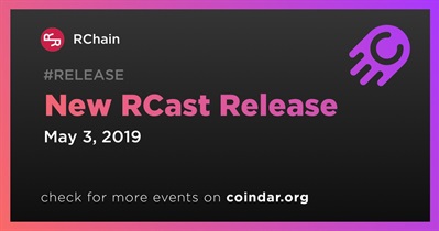 New RCast Release