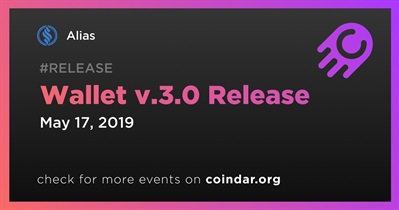 Wallet v.3.0 Release