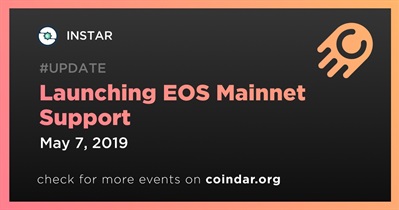 Launching EOS Mainnet Support