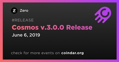 Cosmos v.3.0.0 Release