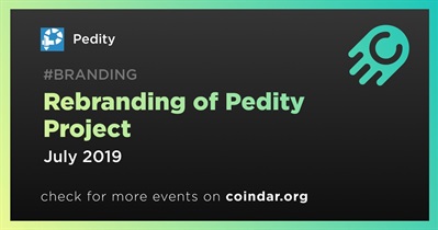 Rebranding ng Pedity Project