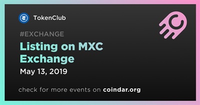 Listing on MXC Exchange