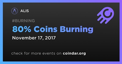 80% Coins Burning